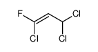 1,3,3-trichloro-1-fluoroprop-1-ene Structure