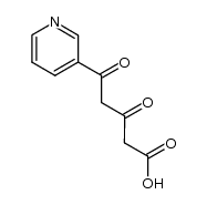 3,5-dioxo-5-[3]pyridyl-valeric acid结构式