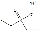 sodium diethylphosphinate Structure