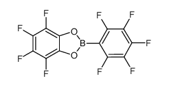 1,3,2-Benzodioxaborole, 4,5,6,7-tetrafluoro-2-(pentafluorophenyl)- Structure