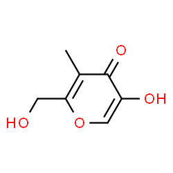 4H-Pyran-4-one, 5-hydroxy-2-(hydroxymethyl)-3-methyl- (9CI) picture