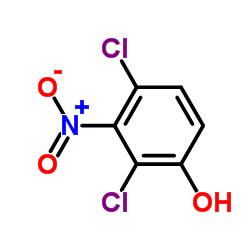 2,4-Dichloro-3-nitrophenol structure