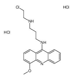 N-(2-chloroethyl)-N'-(4-methoxyacridin-9-yl)propane-1,3-diamine,dihydrochloride Structure