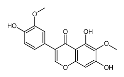 鸢尾甲黄素A结构式