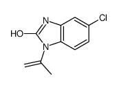 6-chloro-3-prop-1-en-2-yl-1H-benzimidazol-2-one结构式