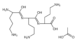 H-Orn-Orn-Orn-OH acetate salt Structure