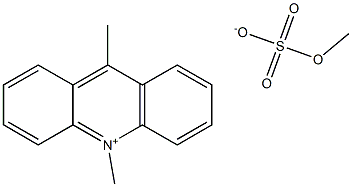 9,10-二甲基吖啶硫酸甲酯盐结构式
