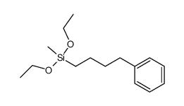 diethoxy(methyl)(4-phenylbutyl)silane结构式