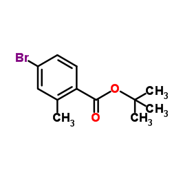 tert-butyl 4-bromo-2-methylbenzoate structure