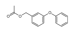 (3-phenoxyphenyl)methyl acetate结构式