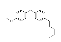 p-[1-(p-pentylphenyl)vinyl]anisole structure