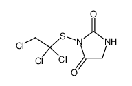 3-(1,1,2-trichloro-ethylsulfanyl)-imidazolidine-2,4-dione Structure