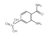 Arsonic acid, [3-amino-4-(aminocarbonyl)phenyl]-(9CI) Structure