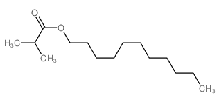 undecyl 2-methylpropanoate结构式