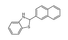 2-(naphthalen-2-yl)-2,3-dihydrobenzo[d]thiazole Structure