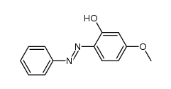 2-hydroxy-4-methoxyazobenzene Structure