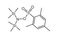 O-(2,4,6-trimethylphenylsulfonyl)-N,N-bis(trimethylsilyl)hydroxylamine结构式