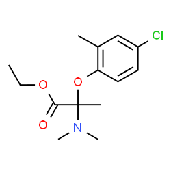 2-(4-Chloro-2-methylphenoxy)-N,N-dimethyl-L-alanine ethyl ester Structure