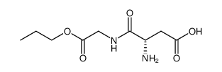 (S)-3-amino-4-oxo-4-((2-oxo-2-propoxyethyl)amino)butanoic acid结构式