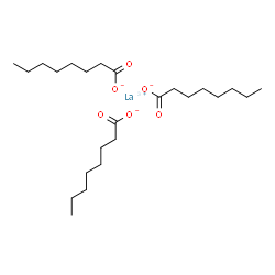 lanthanum(3+) octanoate structure