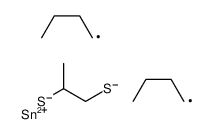 2,2-dibutyl-4-methyl-1,3,2-dithiastannolane结构式