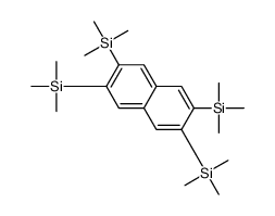 trimethyl-[3,6,7-tris(trimethylsilyl)naphthalen-2-yl]silane Structure