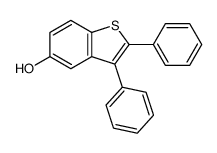 2,3-diphenyl-1-benzothiophen-5-ol结构式