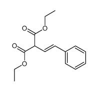 (E)-diethyl-2-styrylmalonate Structure