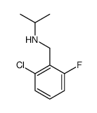 (2-Chloro-6-fluoro-benzyl)-isopropyl-amine结构式