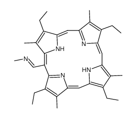 meso-N-Methyliminomethyleneetioporphyrin-I Structure