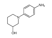 1-(4-amino-phenyl)-piperidin-3-ol结构式