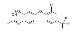 N-[4-[2-chloro-4-(trifluoromethyl)phenoxy]-2-hydroxyphenyl]acetamide Structure