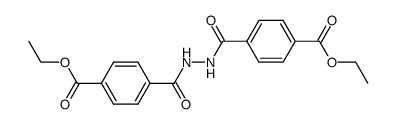 N,N'-bis-(4-ethoxycarbonyl-benzoyl)-hydrazine Structure