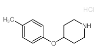 4-(4-Methylphenoxy)piperidine hydrochloride structure