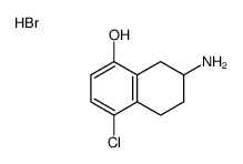 7-amino-4-chloro-5,6,7,8-tetrahydronaphthalen-1-ol,hydrobromide Structure