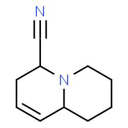 2H-Quinolizine-6-carbonitrile,1,3,4,6,7,9a-hexahydro-(9CI) Structure