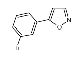 5-(3-Bromophenyl)isoxazole structure