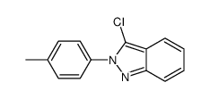 3-chloro-2-(4-methylphenyl)indazole结构式