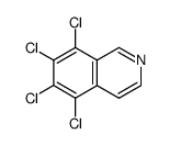 5,6,7,8-tetrachloroisoquinoline Structure