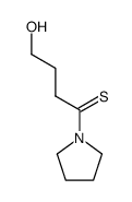 Pyrrolidine,1-(4-hydroxy-1-thioxobutyl)- (9CI) structure