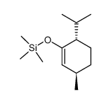 (3R,6S)-3-methyl-6-(prop-2-yl)-1-trimethylsilyloxy-cyclohexene结构式