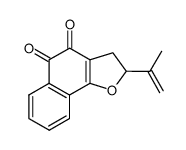 2-(prop-1-en-2-yl)-2,3-dihydronaphtho[1,2-b]furan-4,5-dione Structure