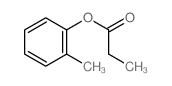 (2-methylphenyl) propanoate Structure