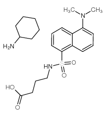 DANSYL-GAMMA-AMINO-N-BUTYRIC ACID CYCLOHEXYLAMMONIUM SALT Structure