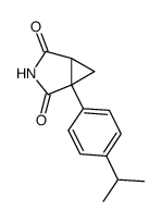 1-(p-Cumyl)-1,2-cyclopropan-dicarboximid Structure