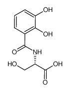 (2S)-2-[(2,3-dihydroxybenzoyl)amino]-3-hydroxy-propanoic acid picture