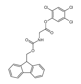 Fmoc-Gly 2,4,5-trichlrophenyl ester结构式