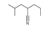 4-methyl-2-propylpentanenitrile Structure