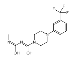 N-(methylcarbamoyl)-4-[3-(trifluoromethyl)phenyl]piperazine-1-carboxamide Structure