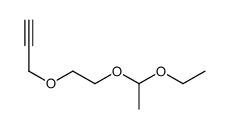 3-[2-(1-ethoxyethoxy)ethoxy]prop-1-yne结构式